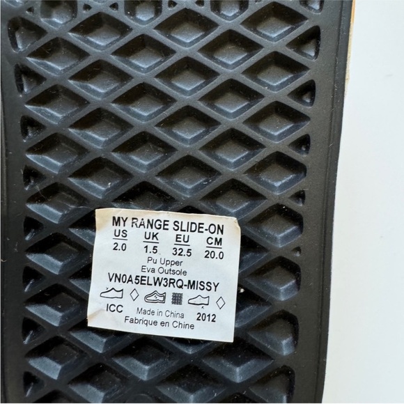 Vans Kids Checkered Slide Sandals - Multicolor NEW - Picture 4 of 6